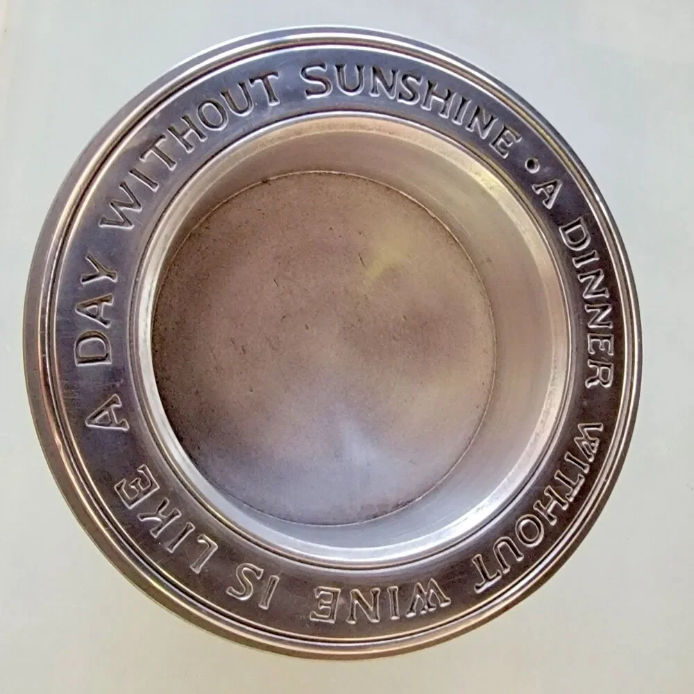 Duratale Leonard Pewter Wine Bottle Coaster 